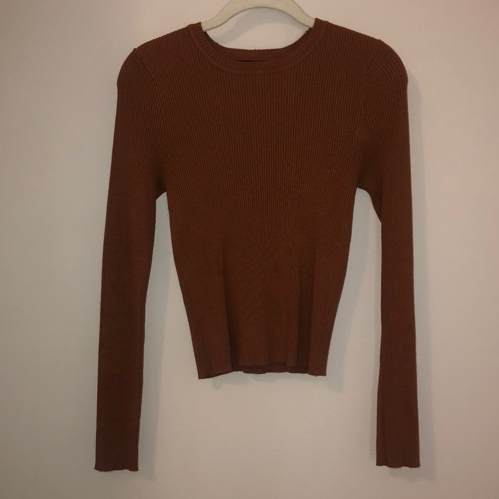 Forever 21 Rustic Orange Long Sleeve